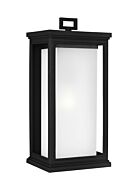 Feiss Roscoe 18.25 Inch Outdoor Wall Lantern in Textured Black