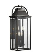 Wellsworth 4 Light Outdoor Wall Light in Antique Bronze by Sean Lavin