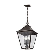 Galena 4 Light Outdoor Hanging Light in Sable by Sean Lavin