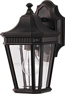 Feiss Cotswold Lane 11.5 Inch Outdoor Wall Lantern in Grecian Bronze Finish