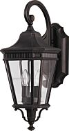 Feiss Cotswold Lane Collection 9 Inch Outdoor Lantern in Bronze Finish