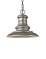 Feiss Redding Station 11 Inch Outdoor Lantern in Tarnished Finish
