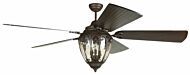 Craftmade Olivier 3-Light Ceiling Fan with Blades Included in Aged Bronze Textured