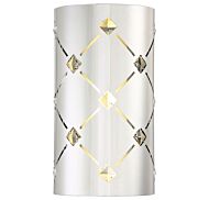 George Kovacs Crowned 12 Inch Wall Sconce in Chrome