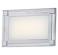 George Kovacs Framed 9 Inch Bathroom Vanity Light in Chrome