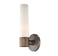 George Kovacs Saber 13 Inch Wall Sconce in Painted Copper Bronze Patina