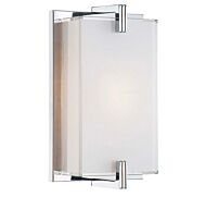 George Kovacs Cubism 12 Inch Wall Sconce in Chrome