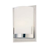 George Kovacs Convex 7 Inch Wall Sconce in Chrome