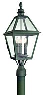 Troy Townsend 3 Light 27 Inch Post Lantern in Natural Bronze