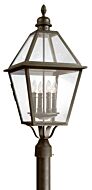 Troy Townsend 4 Light 32 Inch Outdoor Post Light in Natural Bronze