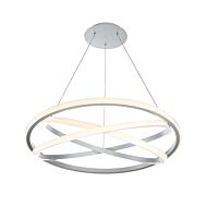 Modern Forms Veloce 38 Inch Contemporary Chandelier in Titanium