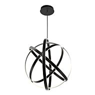 Modern Forms Kinetic 2 Inch Contemporary Chandelier in Black