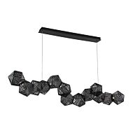 Modern Forms Riddle LED Linear Pendant in Black