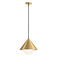 Remy 1-Light Pendant in Brushed Gold