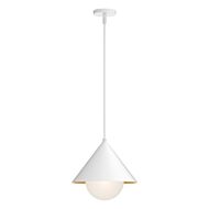Remy 1-Light Pendant in White