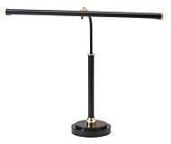 Piano with Desk 1-Light LED Piano Lamp in Black 