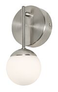 Pearl LED Wall Sconce in Satin Nickel
