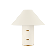 Bond 1-Light Table Lamp in Patina Brass