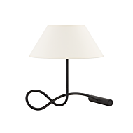 Fillea 2-Light Table Lamp in Forged Iron