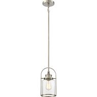 Quoizel Payson 7 Inch Pendant Light in Brushed Nickel