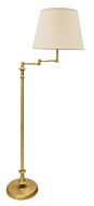 House of Troy Randolph Floor Lamp in Antique Brass
