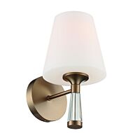 Crystorama Ramsey Wall Sconce in Vibrant Gold