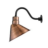 Millennium Lighting R Series 1 Light Angle Shade in Natural Copper
