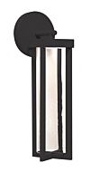 Rivers LED Outdoor Wall Sconce in Black