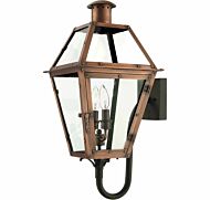 Quoizel Rue De Royal 2 Light 11 Inch Outdoor Hanging Light in Aged Copper