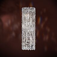 Schonbek Sarella 4 Light Wall Sconce in Stainless Steel with Crystals From Swarovski Crystals