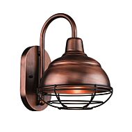 Millennium Lighting R Series 1 Light Wall Lantern in Natural Copper
