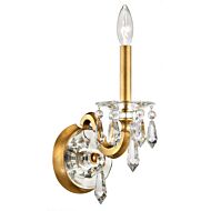 Napoli 1-Light Wall Sconce in Heirloom Gold