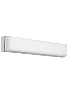 Tech Sage 3000K LED 25 Inch Bathroom Vanity Light in Chrome