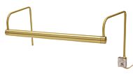 House of Troy Slim Line 3 Light 16 Inch Picture Light in Satin Brass