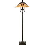 Quoizel Gotham 62 Inch Floor Lamp in Vintage Bronze