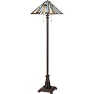Maybeck 2-Light Floor Lamp in Valiant Bronze