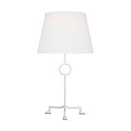 Montour 1-Light Table Lamp in Matte White