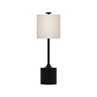 Issa 1-Light Table Lamp in Matte Black