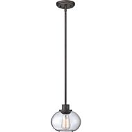 Quoizel Trilogy 8 Inch Pendant Light in Old Bronze