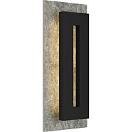 Tate LED Outdoor Wall Mount in Earth Black