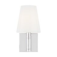 Beckham Classic Wall Sconce in Polished Nickel by Thomas O'Brien