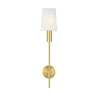 Beckham Modern Wall Sconce in Burnished Brass by Thomas O'Brien