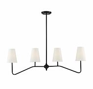 Trade Winds Madison Linear Chandelier in Oil Rubbed Bronze