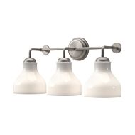 Westlake 3-Light Bathroom Vanity Light in Brushed Nickel