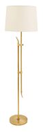 House of Troy Windsor 61 Inch Floor Lamp in Antique Brass
