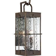 Quoizel Ward 2 Light 8 Inch Outdoor Hanging Light in Gilded Bronze