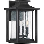 Quoizel Wakefield 3 Light 11 Inch Outdoor Hanging Light in Earth Black