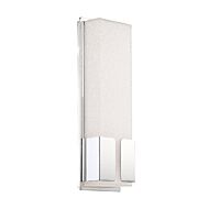 Modern Forms Vodka 16 Inch Wall Sconce in Chrome