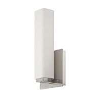 Modern Forms Vogue 1 Light Wall Sconce in Brushed Nickel