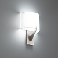 Fitzgerald 1-Light LED Wall Sconce in Brushed Nickel
